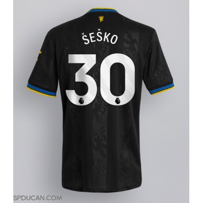 Muški Nogometni Dres Manchester United Benjamin Sesko #30 Rezervni 2025-26 Kratak Rukav Muški Nogometni Dres Manchester United Benjamin Sesko #30 Rezervni 2025-26 Kratak Rukav
